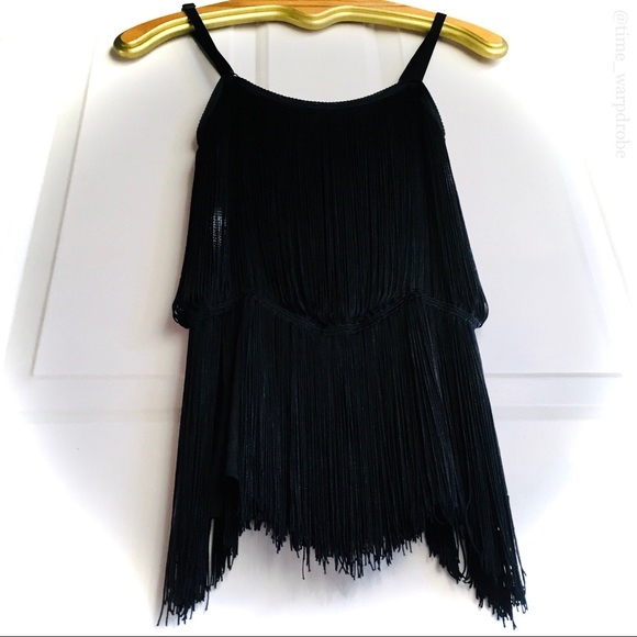 Theory Tops - Theory ♢ Pardia Fringe Camisole